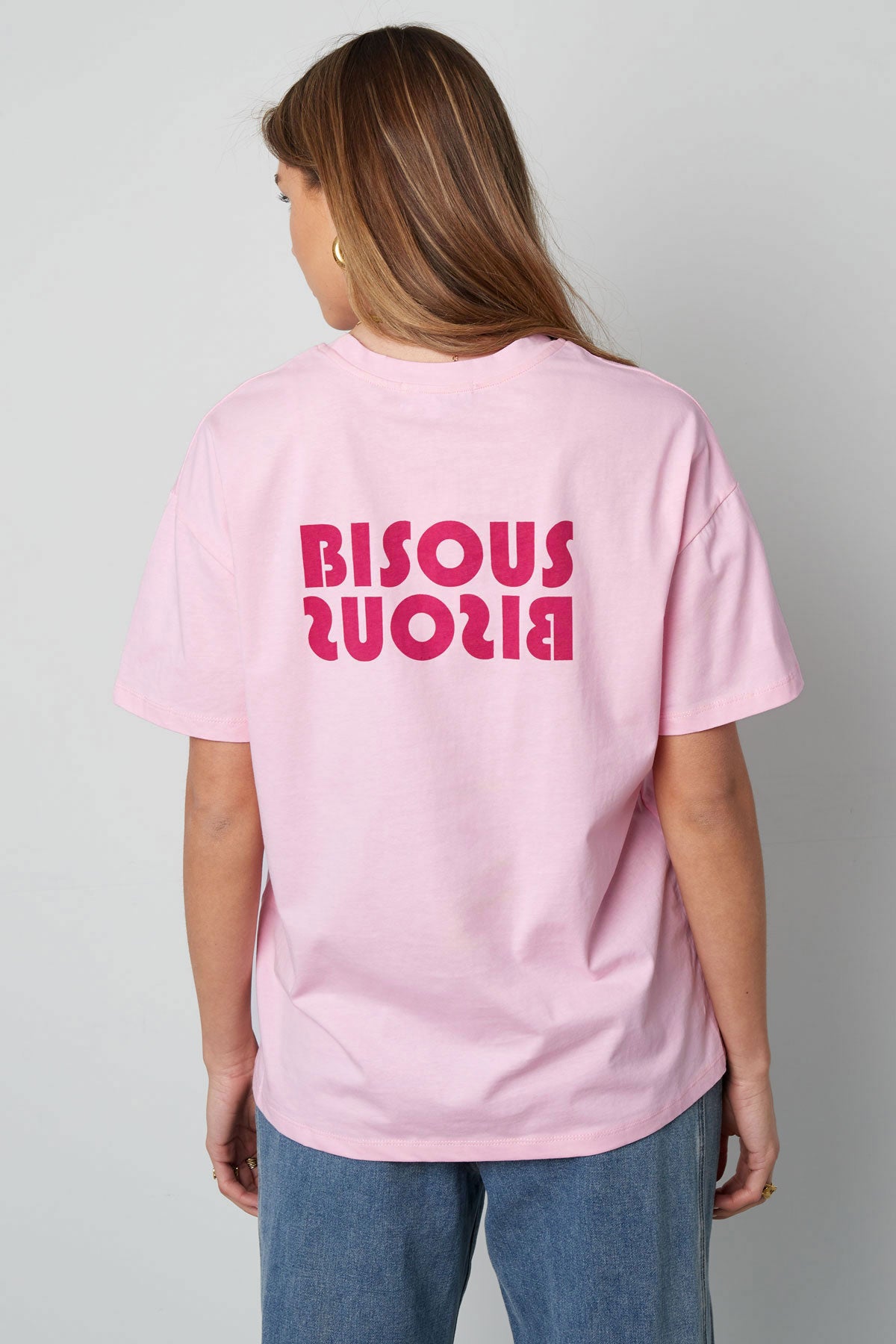 Cotton Women's T-shirt Oversized Logo Print