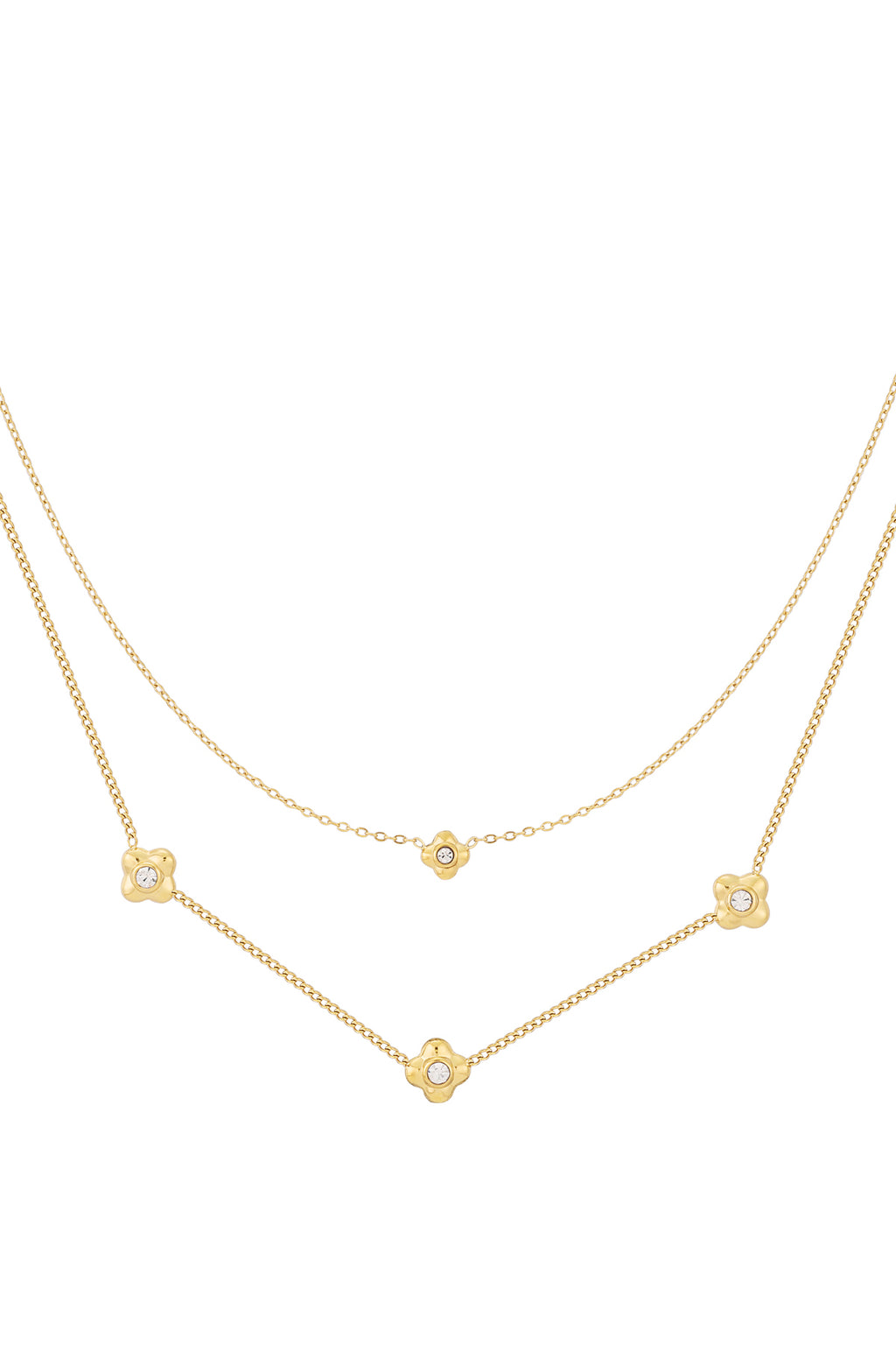 flowery necklace