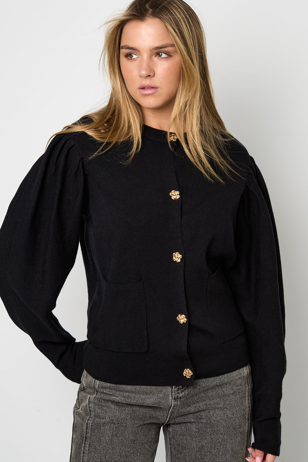 Knitted Viscose Women's Cardigan Fall/Winter Casual Solid Color