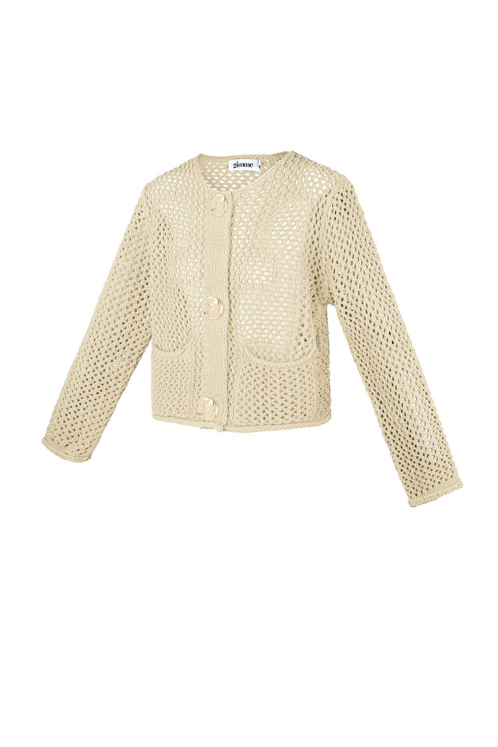 Knitted Polyester Women's Cardigan Open Front Crochet Pattern