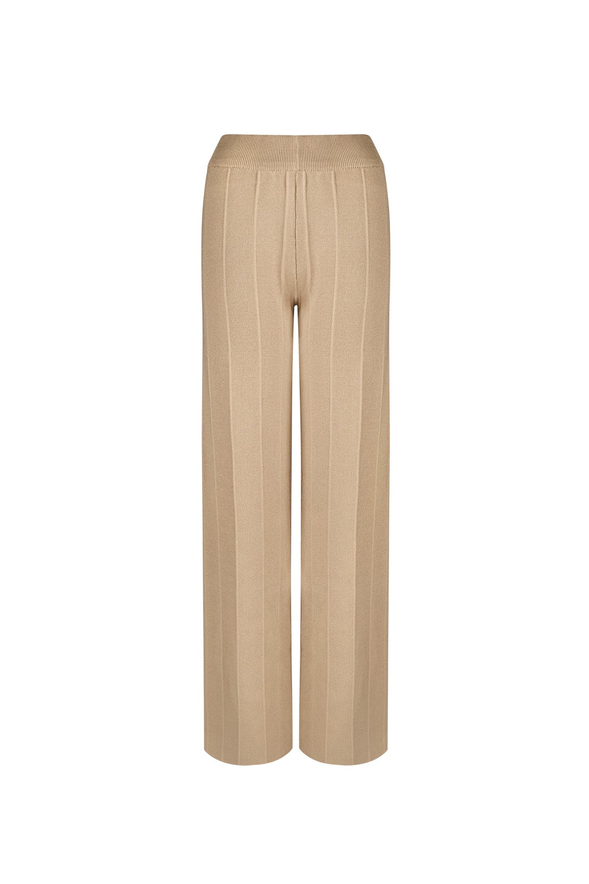 Viscose Women's Wide Leg Pants Conservative Solid Color