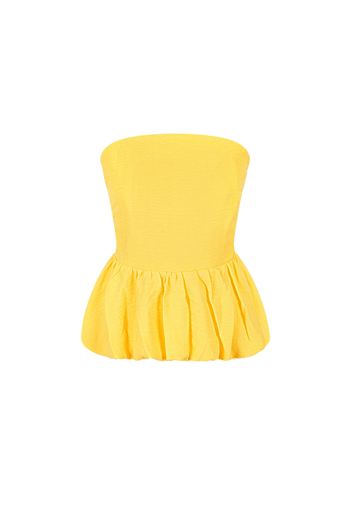 Polyester Women's Sleeveless Top Ruffle Hem