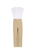 Cotton Blend Women's Wide Leg Bodysuit Spring/Summer Comfort Fit