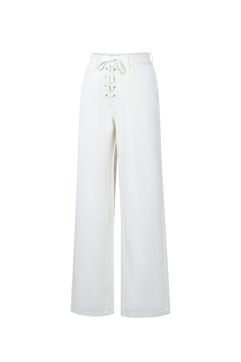 Lace Up Denim Jeans