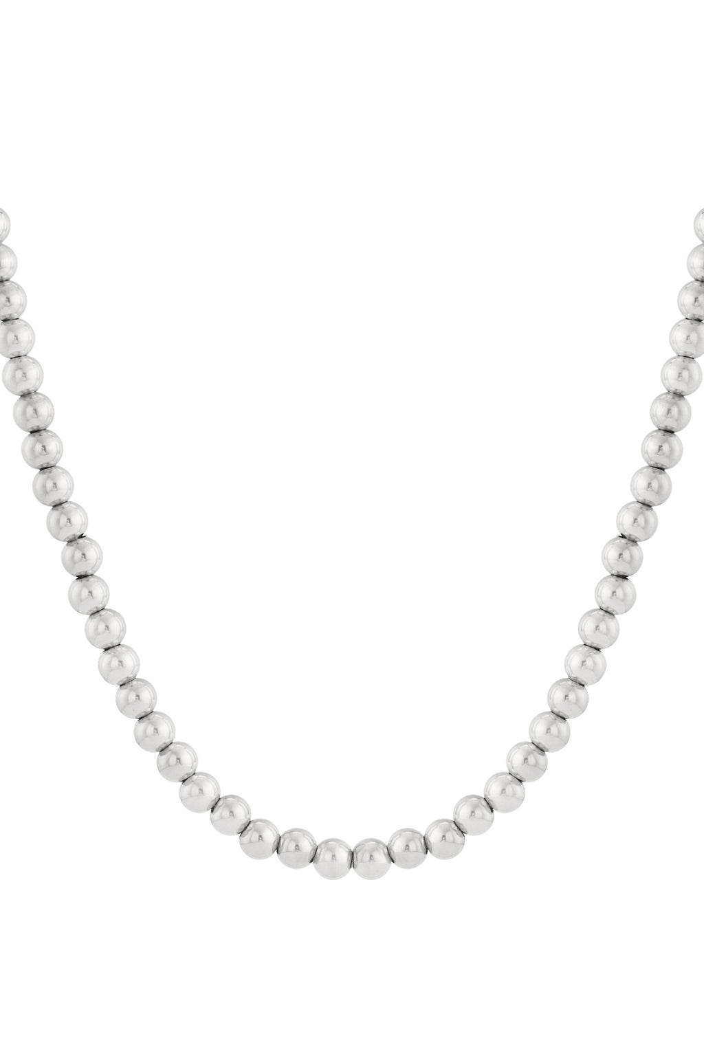 Hollow bead necklace -10mm