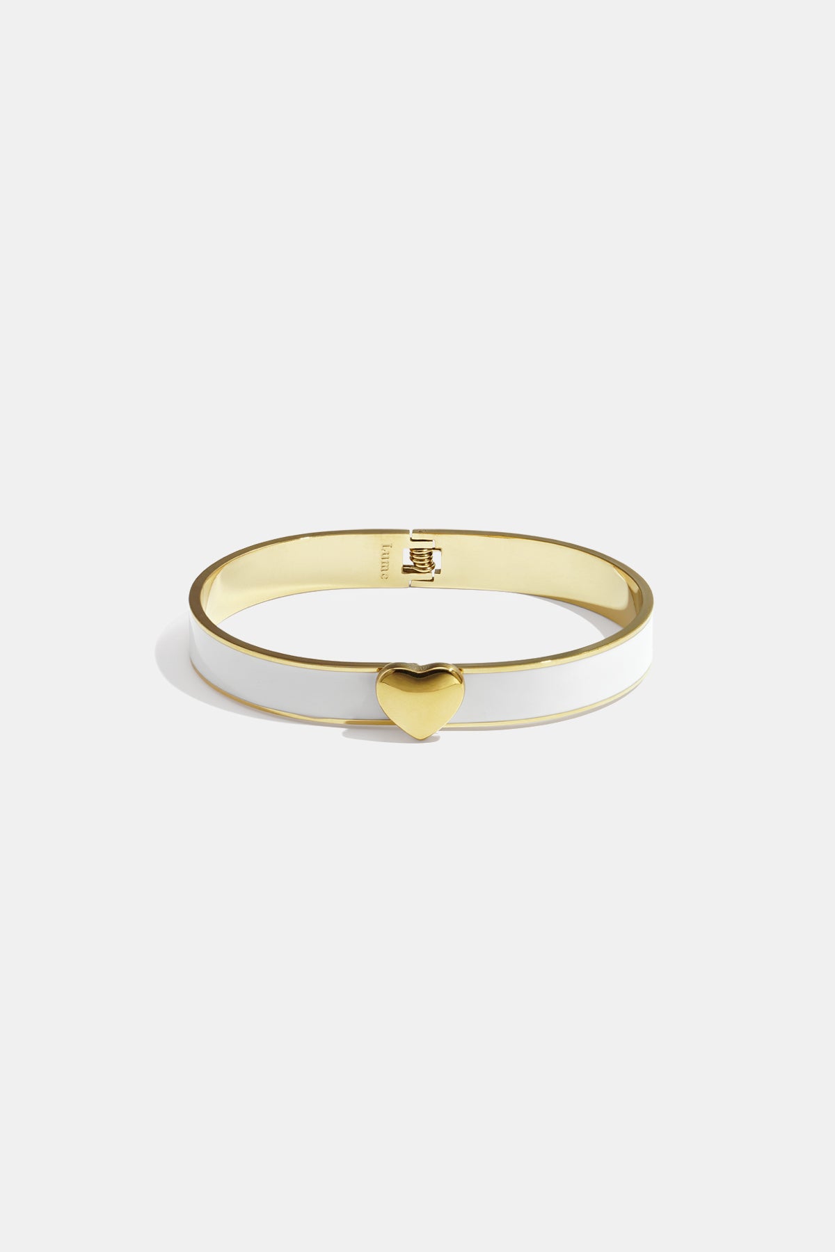 Bracelet in various colors with heart detail - 0.9 cm